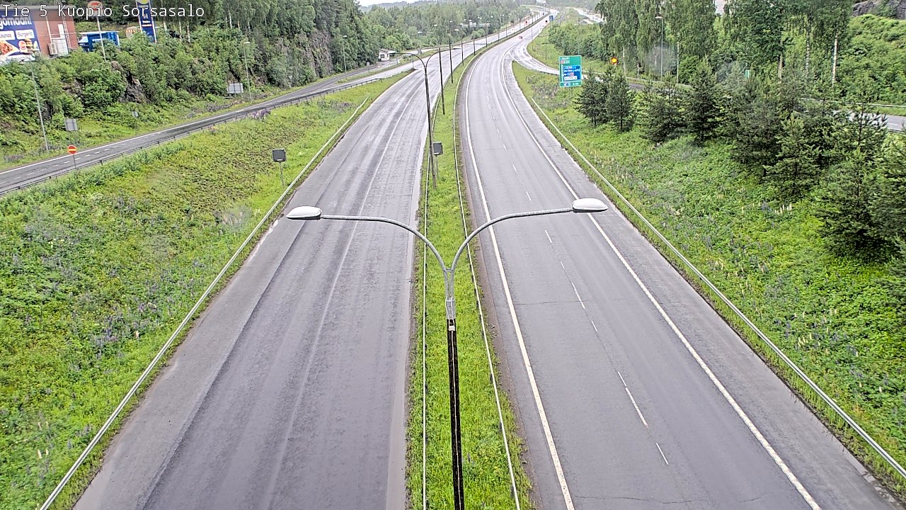 Kelikamerat Kuva Tie 5 Kuopio, Sorsasalo, Kuopio, Pohjois-Savo