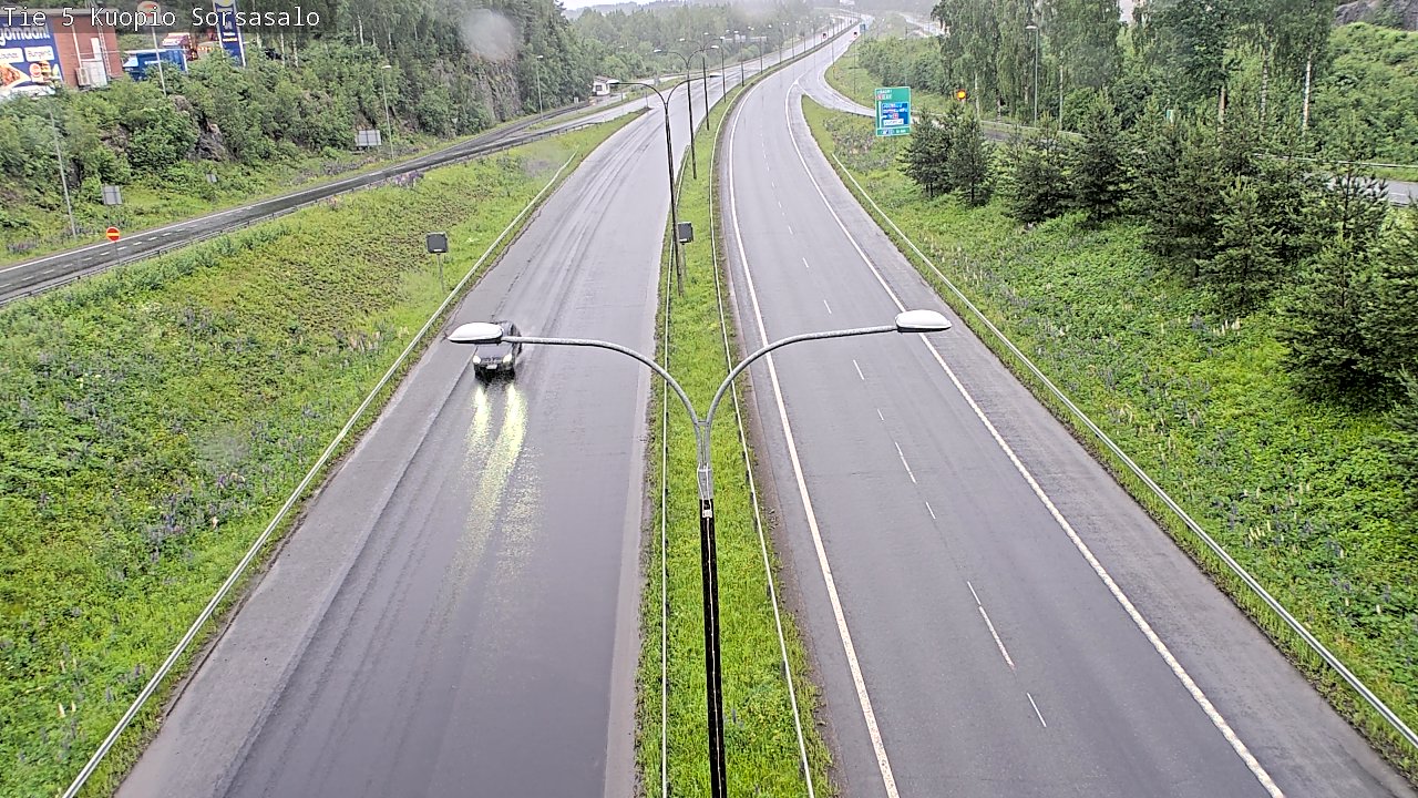 Kelikamerat Kuva Tie 5 Kuopio, Sorsasalo, Kuopio, Pohjois-Savo