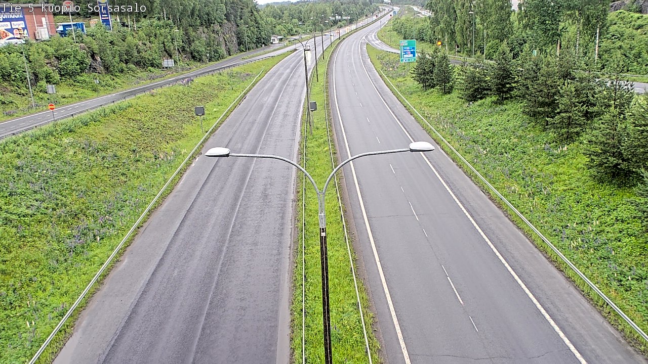 Kelikamerat Kuva Tie 5 Kuopio, Sorsasalo, Kuopio, Pohjois-Savo