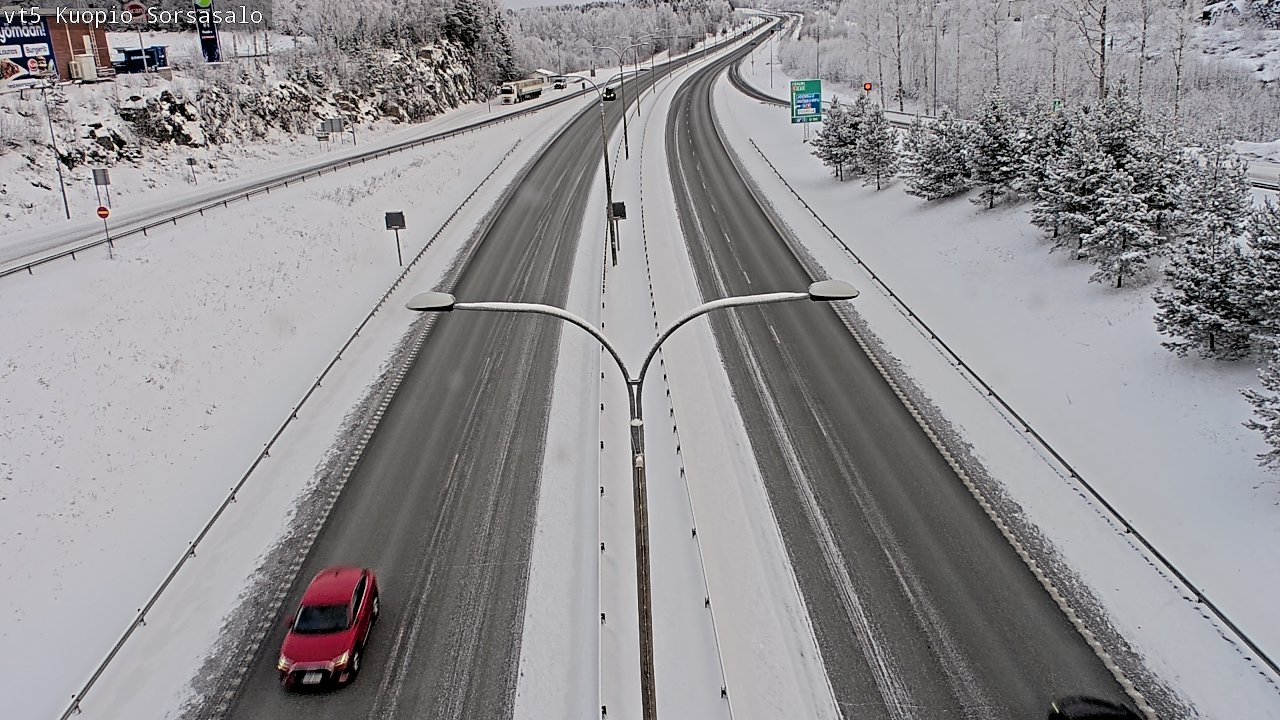 Weather Camera Image Road 5 Kuopio, Sorsasalo, Kuopio, Pohjois-Savo