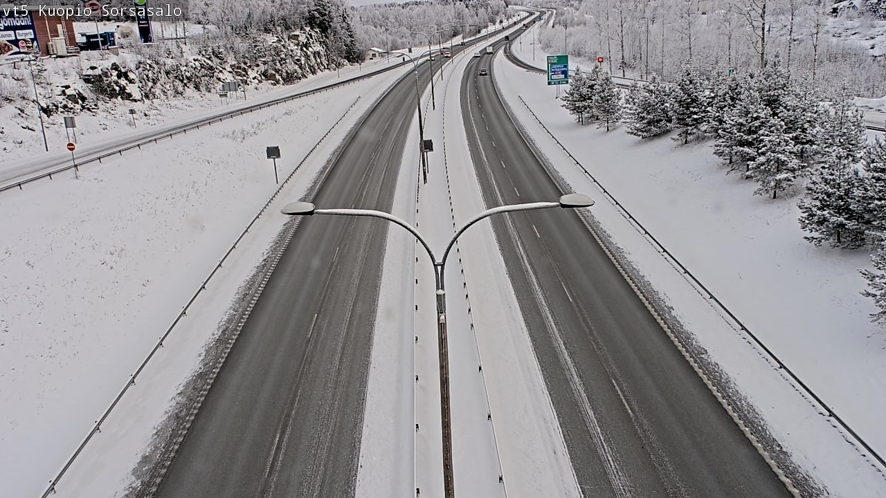 Weather Camera Image Road 5 Kuopio, Sorsasalo, Kuopio, Pohjois-Savo