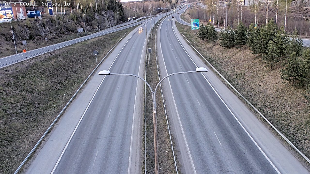 Kelikamerat Kuva Tie 5 Kuopio, Sorsasalo, Kuopio, Pohjois-Savo