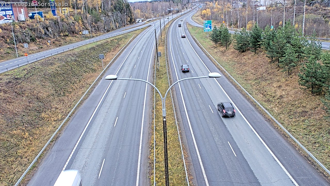 Kelikamerat Kuva Tie 5 Kuopio, Sorsasalo, Kuopio, Pohjois-Savo