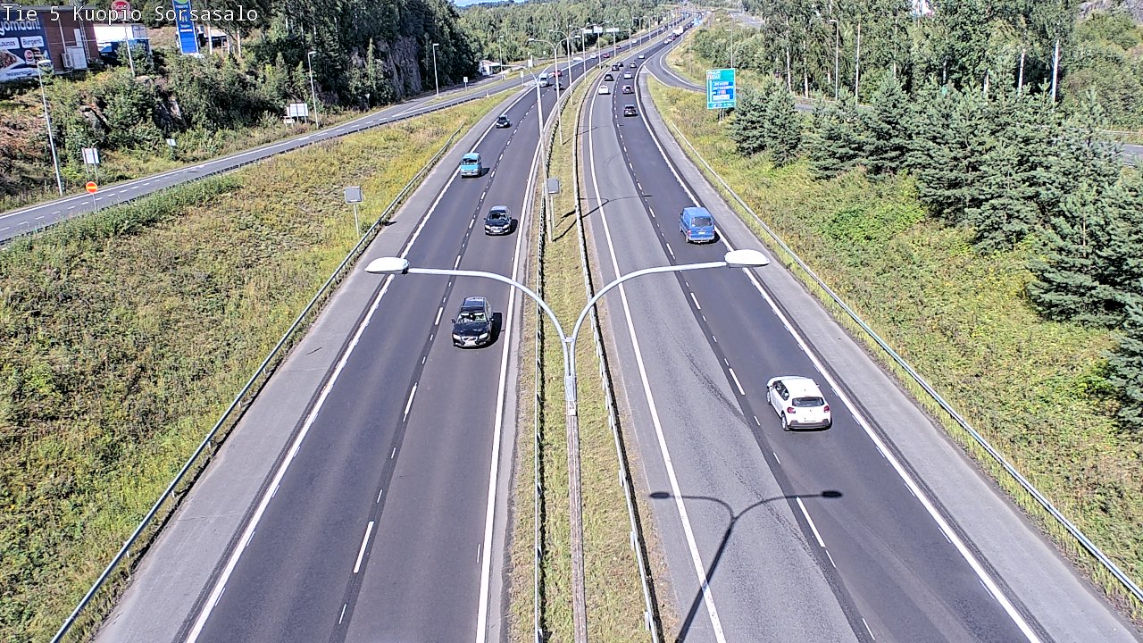 Kelikamerat Kuva Tie 5 Kuopio, Sorsasalo, Kuopio, Pohjois-Savo