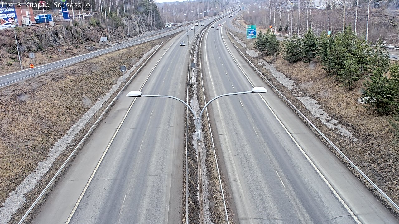 Kelikamerat Kuva Tie 5 Kuopio, Sorsasalo, Kuopio, Pohjois-Savo