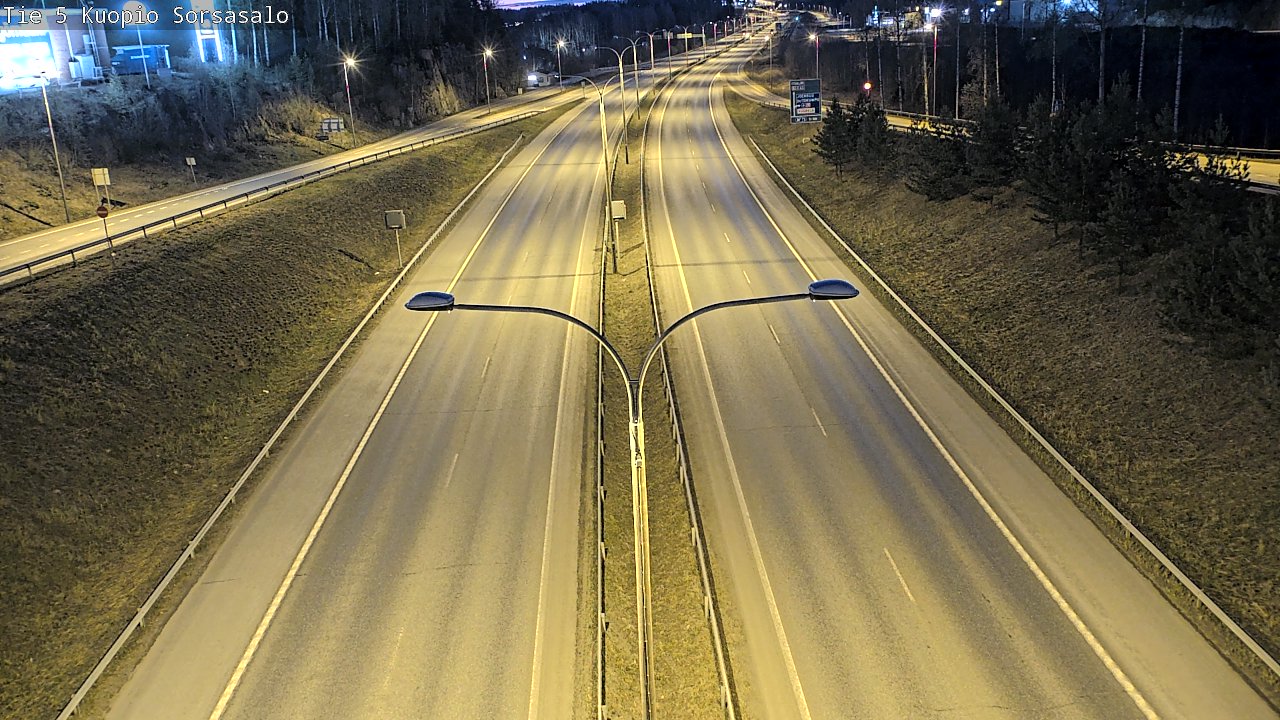 Kelikamerat Kuva Tie 5 Kuopio, Sorsasalo, Kuopio, Pohjois-Savo