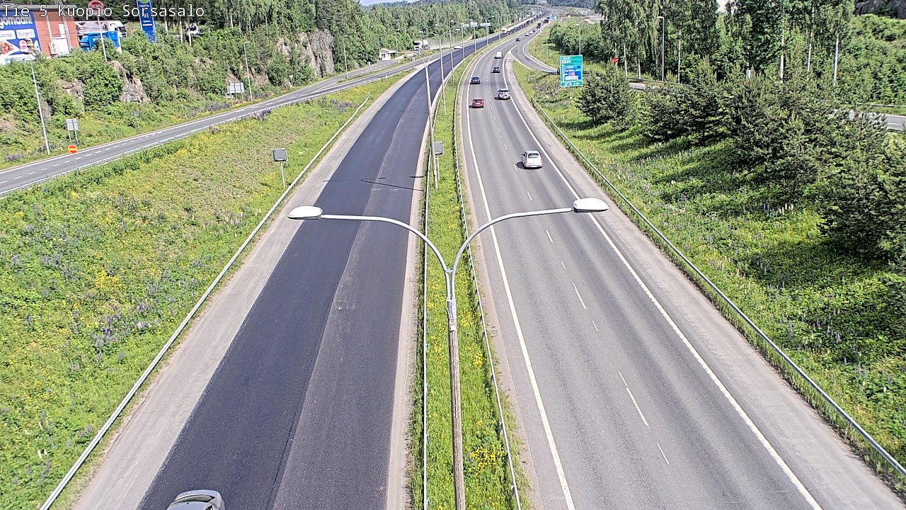 Kelikamerat Kuva Tie 5 Kuopio, Sorsasalo, Kuopio, Pohjois-Savo