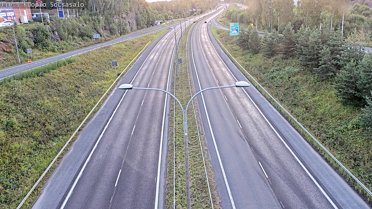 Kelikamerat Kuva Tie 5 Kuopio, Sorsasalo, Kuopio, Pohjois-Savo