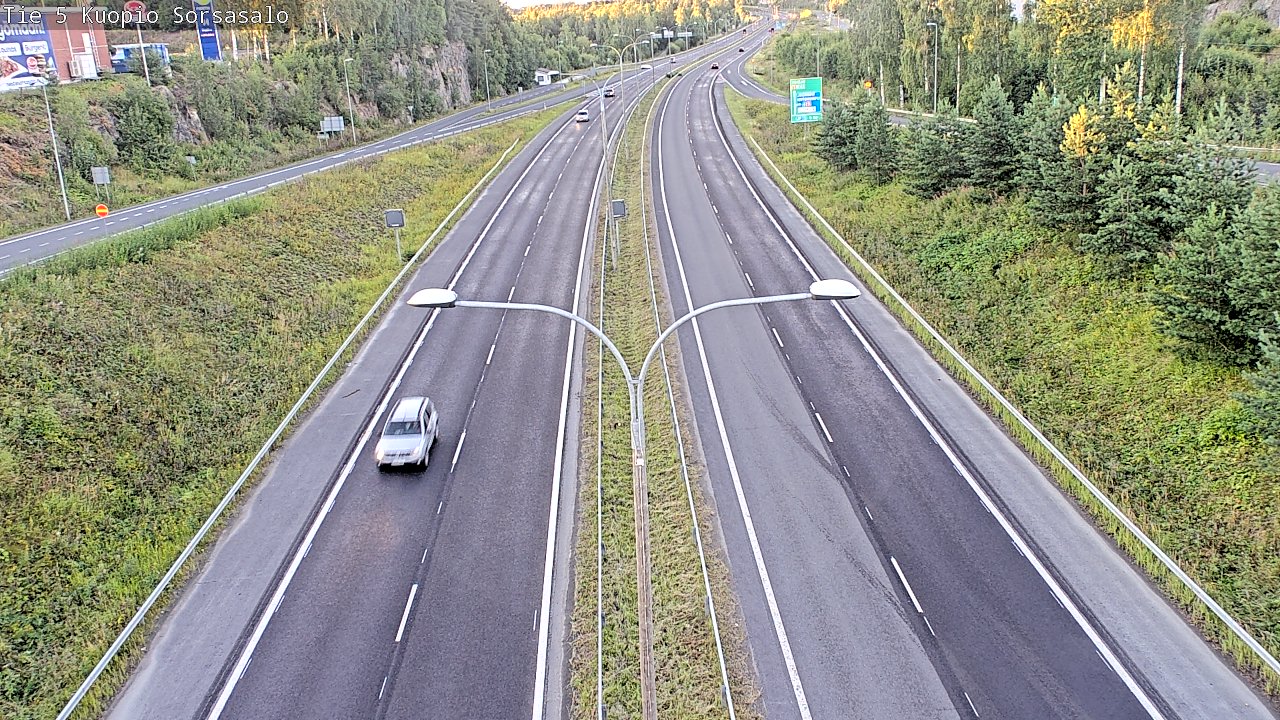 Kelikamerat Kuva Tie 5 Kuopio, Sorsasalo, Kuopio, Pohjois-Savo
