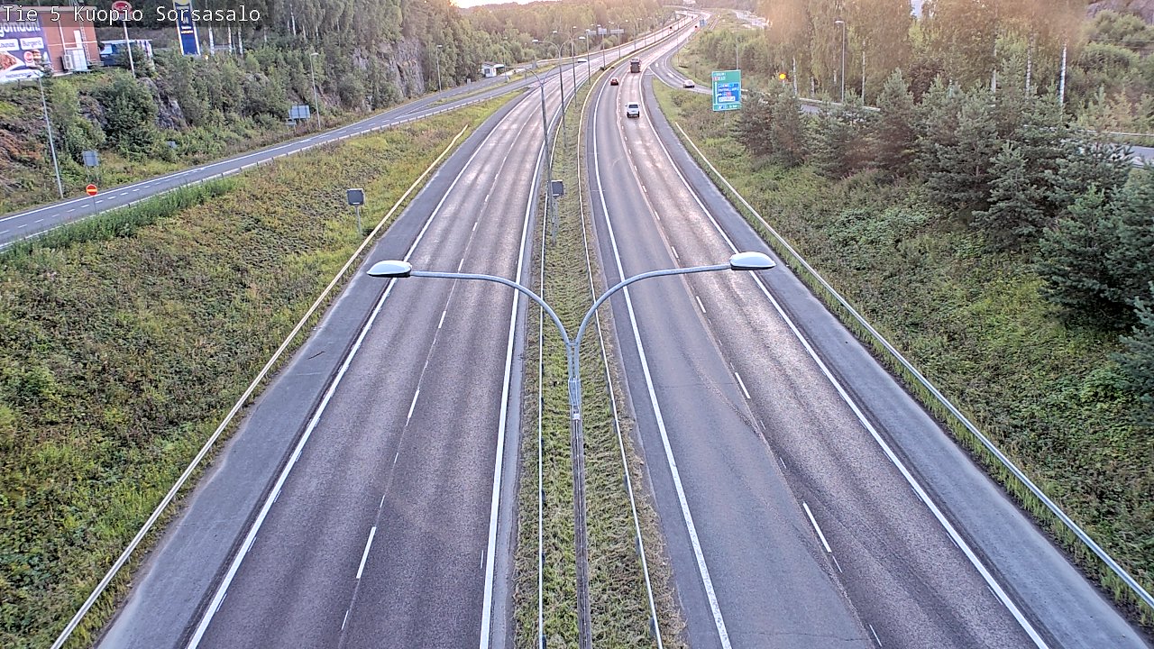 Kelikamerat Kuva Tie 5 Kuopio, Sorsasalo, Kuopio, Pohjois-Savo