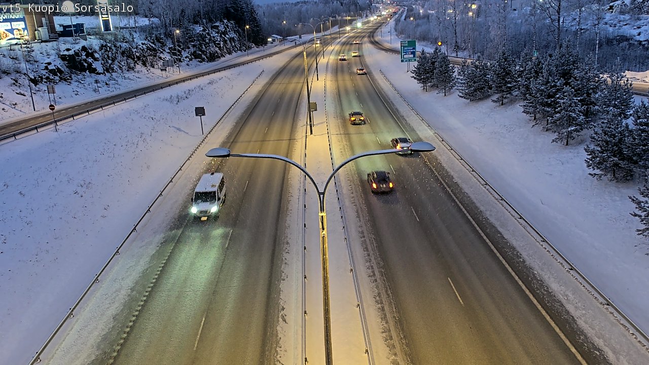 Kelikamerat Kuva Tie 5 Kuopio, Sorsasalo, Kuopio, Pohjois-Savo