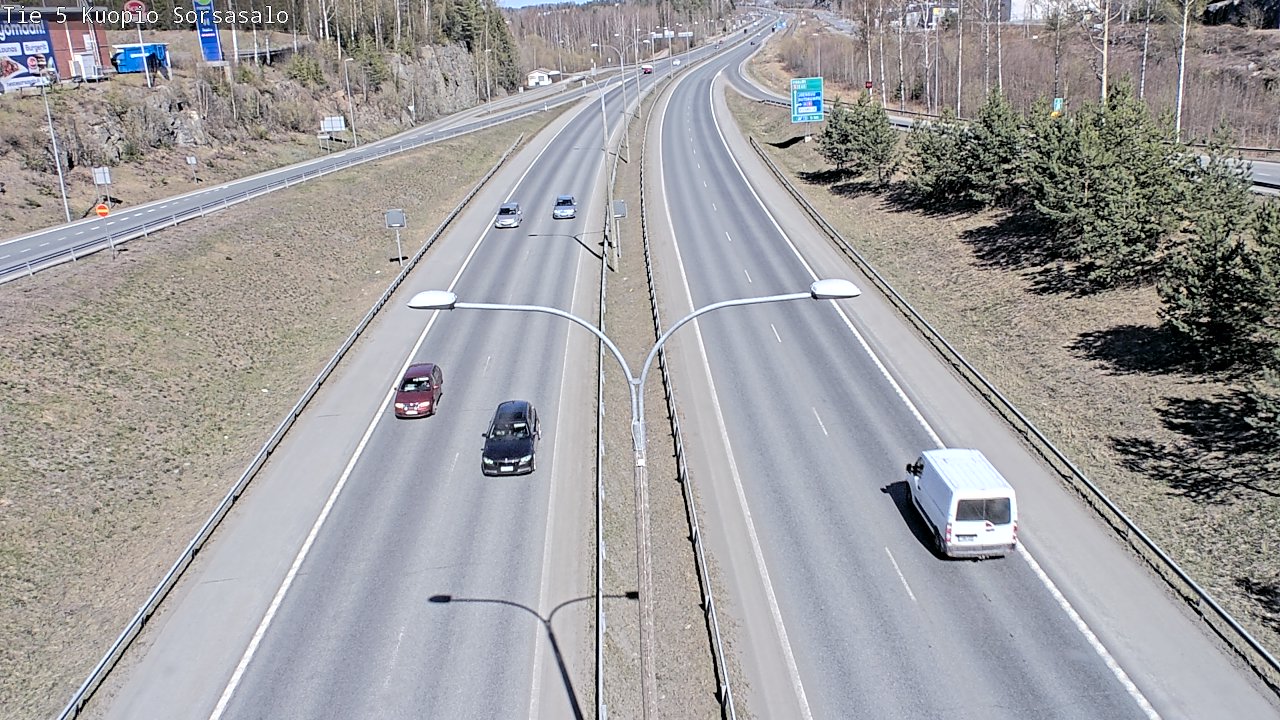 Kelikamerat Kuva Tie 5 Kuopio, Sorsasalo, Kuopio, Pohjois-Savo