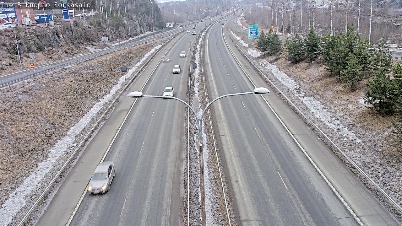 Kelikamerat Kuva Tie 5 Kuopio, Sorsasalo, Kuopio, Pohjois-Savo
