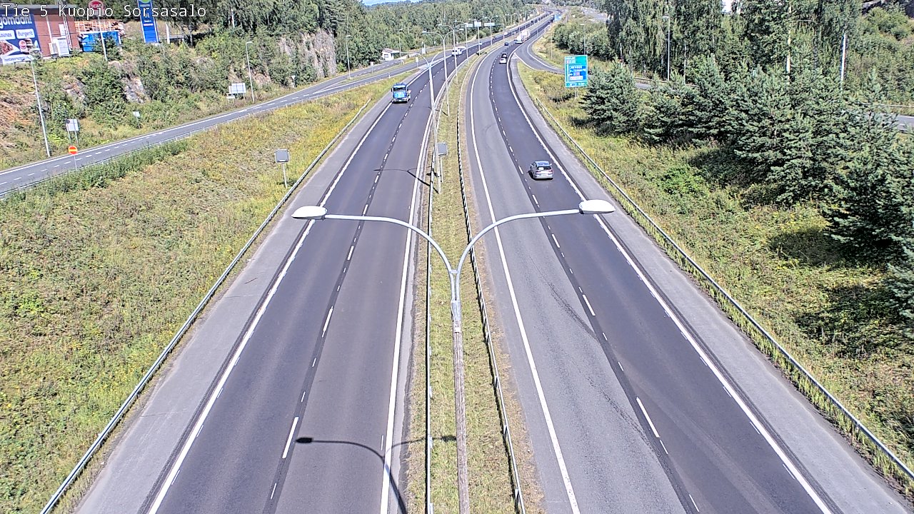 Kelikamerat Kuva Tie 5 Kuopio, Sorsasalo, Kuopio, Pohjois-Savo