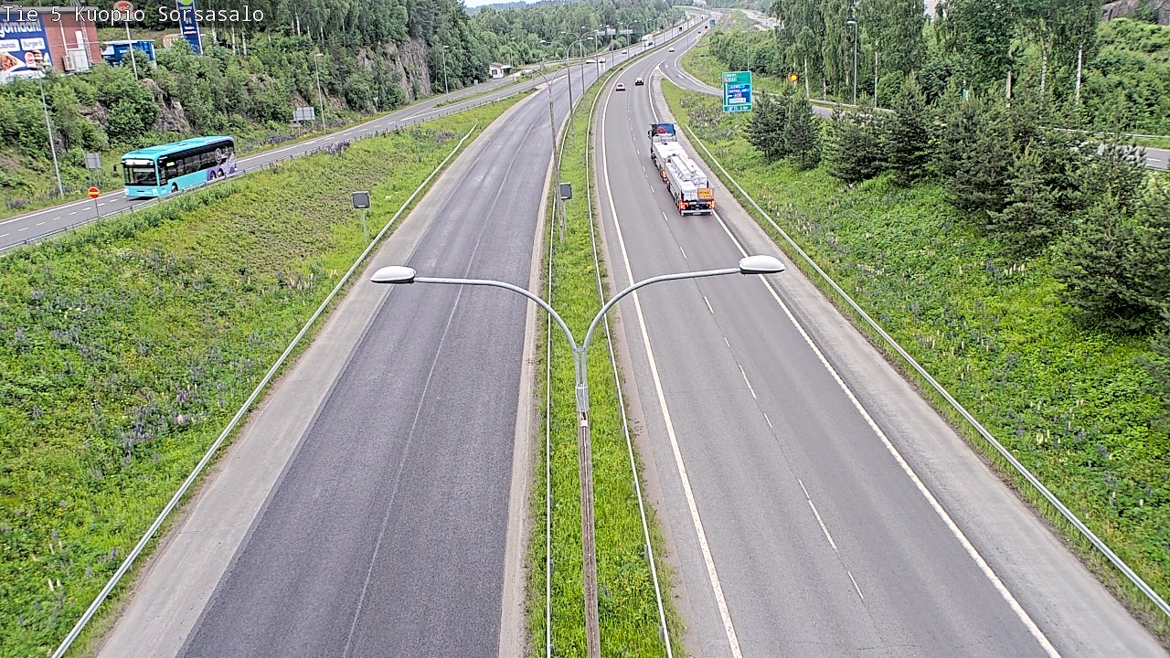 Kelikamerat Kuva Tie 5 Kuopio, Sorsasalo, Kuopio, Pohjois-Savo