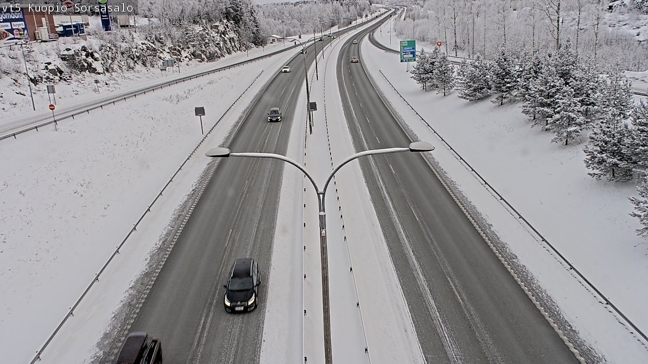 Weather Camera Image Road 5 Kuopio, Sorsasalo, Kuopio, Pohjois-Savo