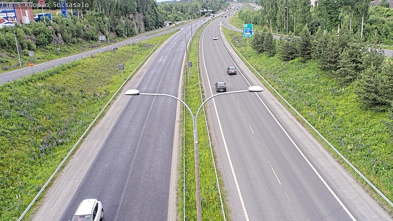 Kelikamerat Kuva Tie 5 Kuopio, Sorsasalo, Kuopio, Pohjois-Savo