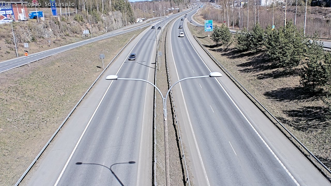 Kelikamerat Kuva Tie 5 Kuopio, Sorsasalo, Kuopio, Pohjois-Savo