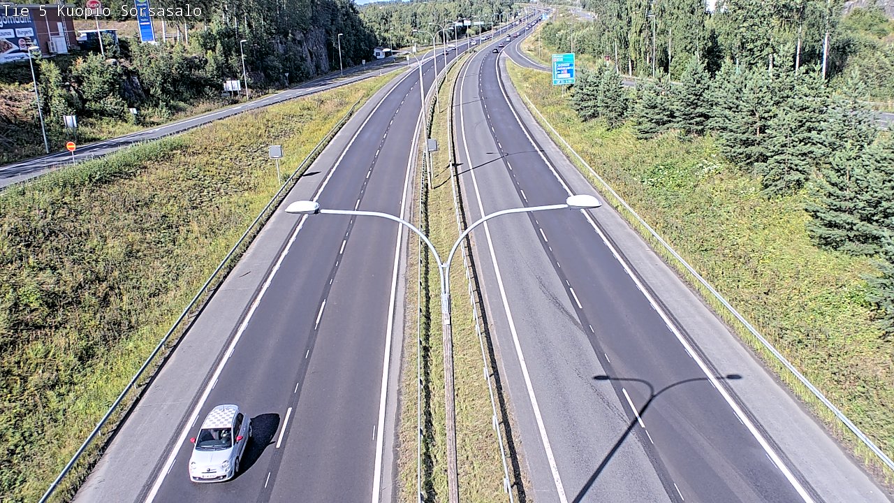 Kelikamerat Kuva Tie 5 Kuopio, Sorsasalo, Kuopio, Pohjois-Savo