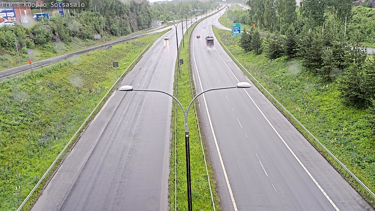 Kelikamerat Kuva Tie 5 Kuopio, Sorsasalo, Kuopio, Pohjois-Savo