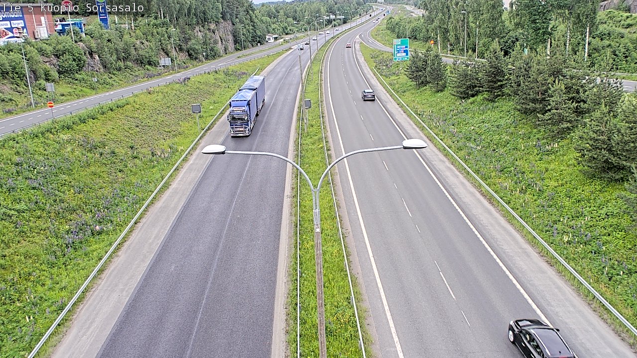 Kelikamerat Kuva Tie 5 Kuopio, Sorsasalo, Kuopio, Pohjois-Savo
