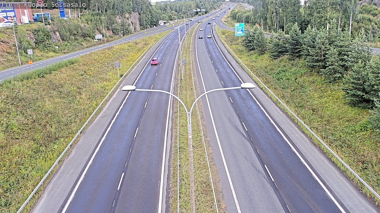 Kelikamerat Kuva Tie 5 Kuopio, Sorsasalo, Kuopio, Pohjois-Savo