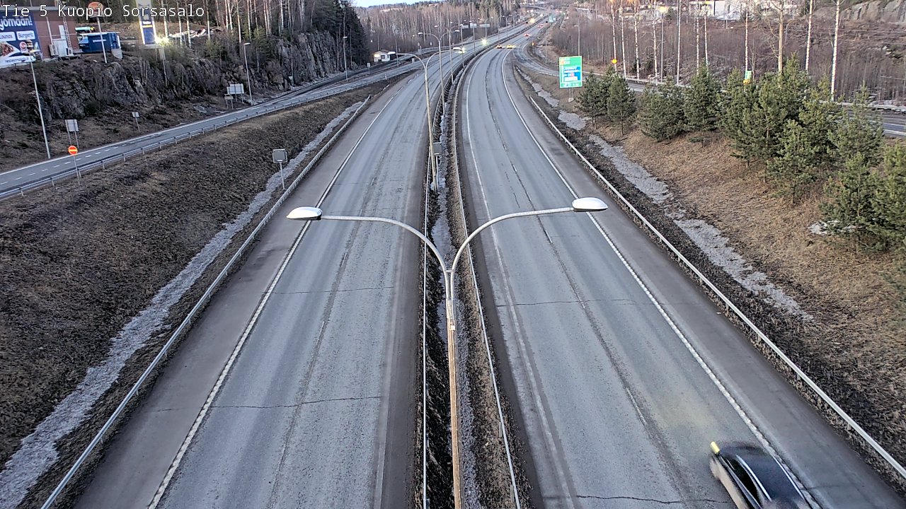 Kelikamerat Kuva Tie 5 Kuopio, Sorsasalo, Kuopio, Pohjois-Savo