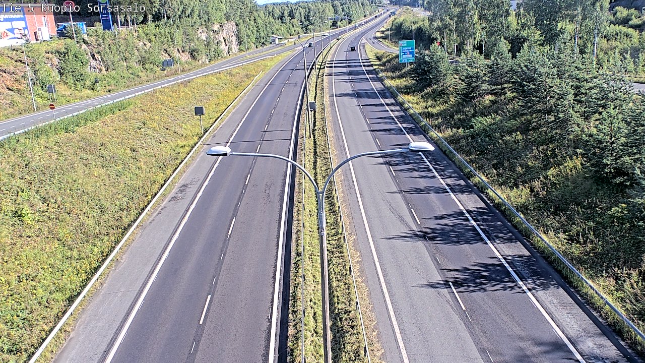 Kelikamerat Kuva Tie 5 Kuopio, Sorsasalo, Kuopio, Pohjois-Savo