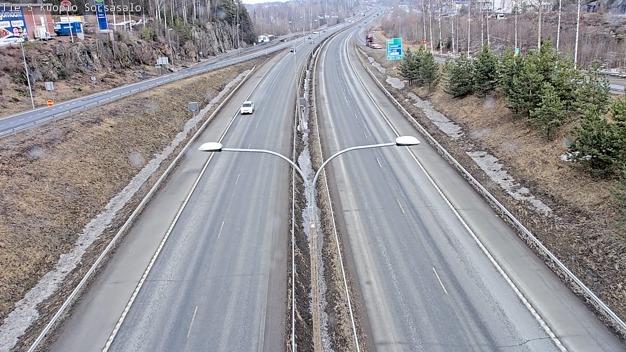 Kelikamerat Kuva Tie 5 Kuopio, Sorsasalo, Kuopio, Pohjois-Savo