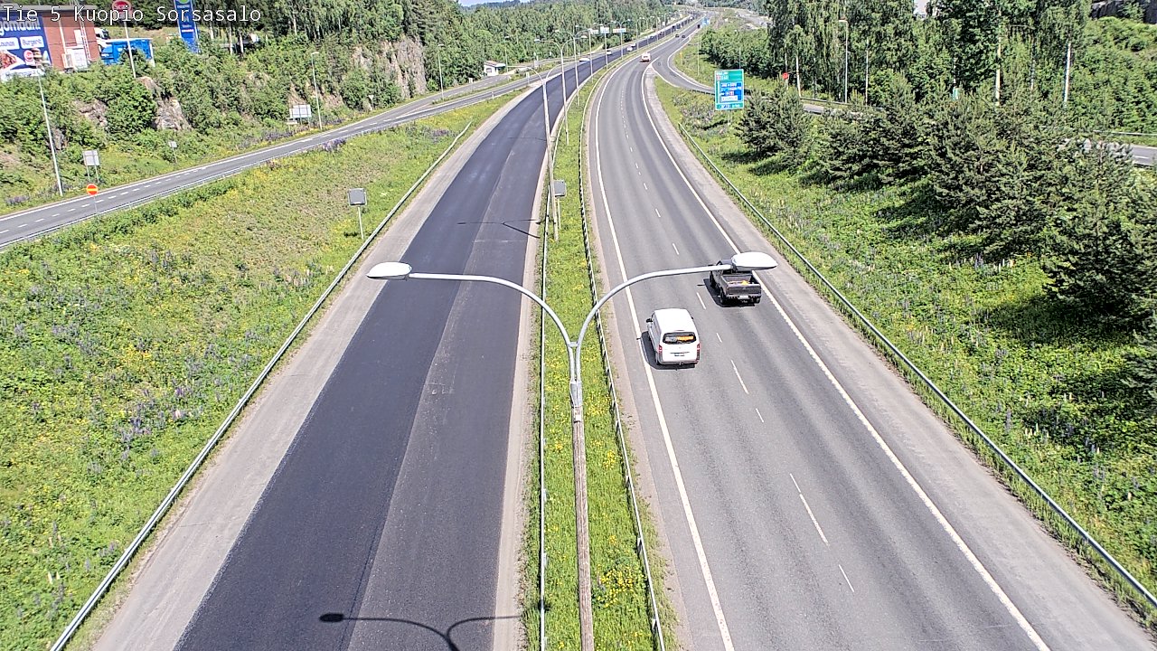 Kelikamerat Kuva Tie 5 Kuopio, Sorsasalo, Kuopio, Pohjois-Savo