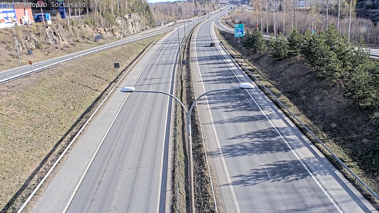Kelikamerat Kuva Tie 5 Kuopio, Sorsasalo, Kuopio, Pohjois-Savo