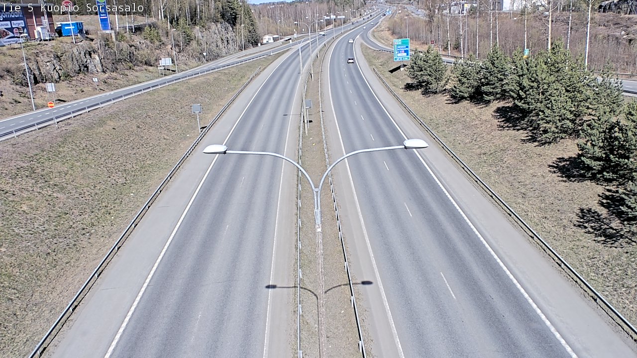 Kelikamerat Kuva Tie 5 Kuopio, Sorsasalo, Kuopio, Pohjois-Savo