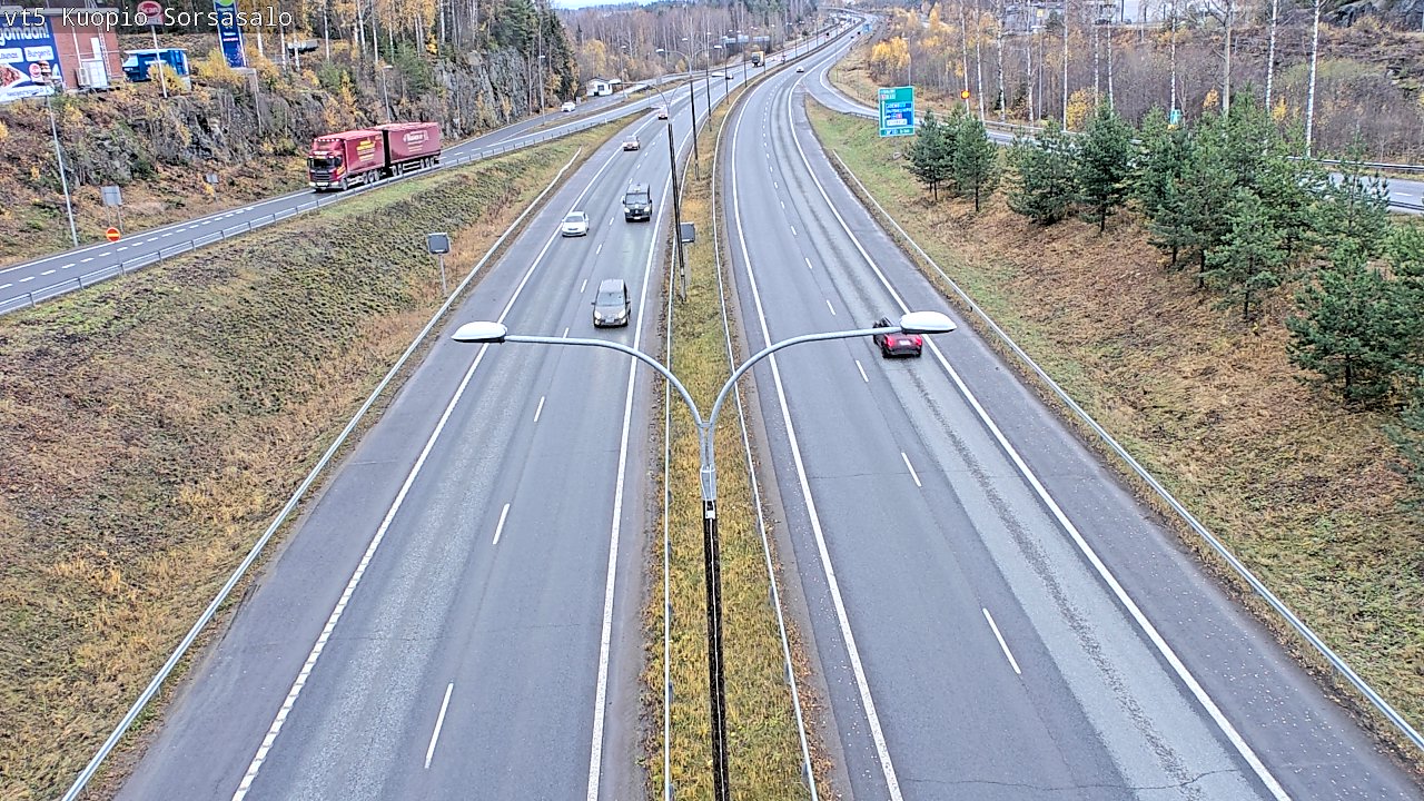 Kelikamerat Kuva Tie 5 Kuopio, Sorsasalo, Kuopio, Pohjois-Savo