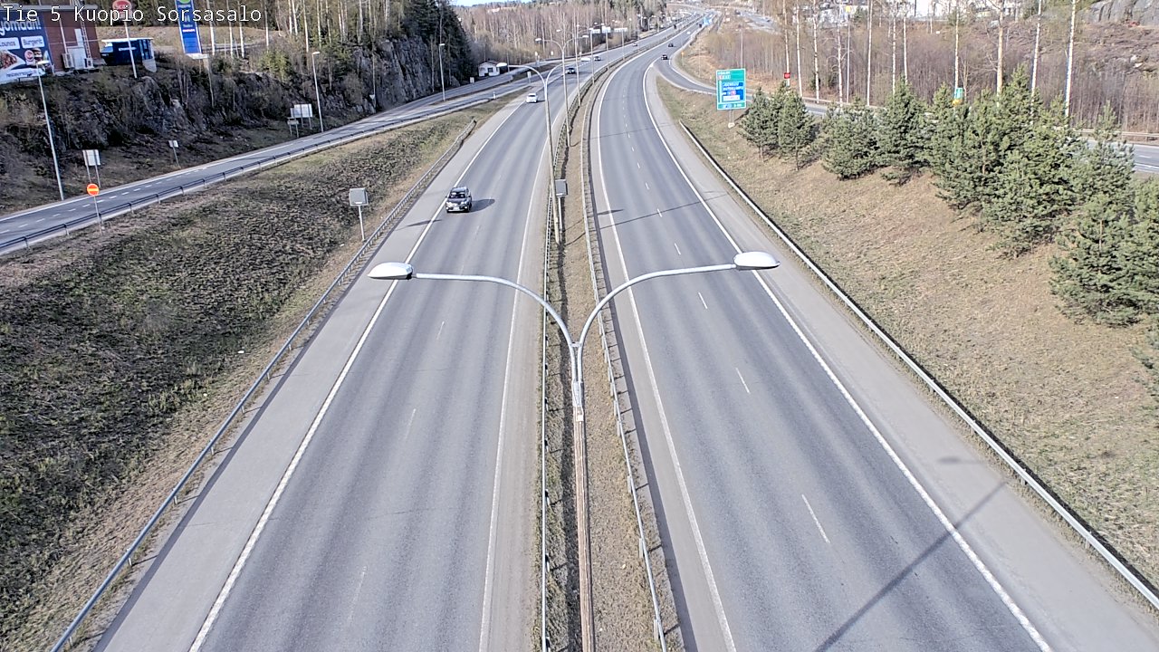 Kelikamerat Kuva Tie 5 Kuopio, Sorsasalo, Kuopio, Pohjois-Savo