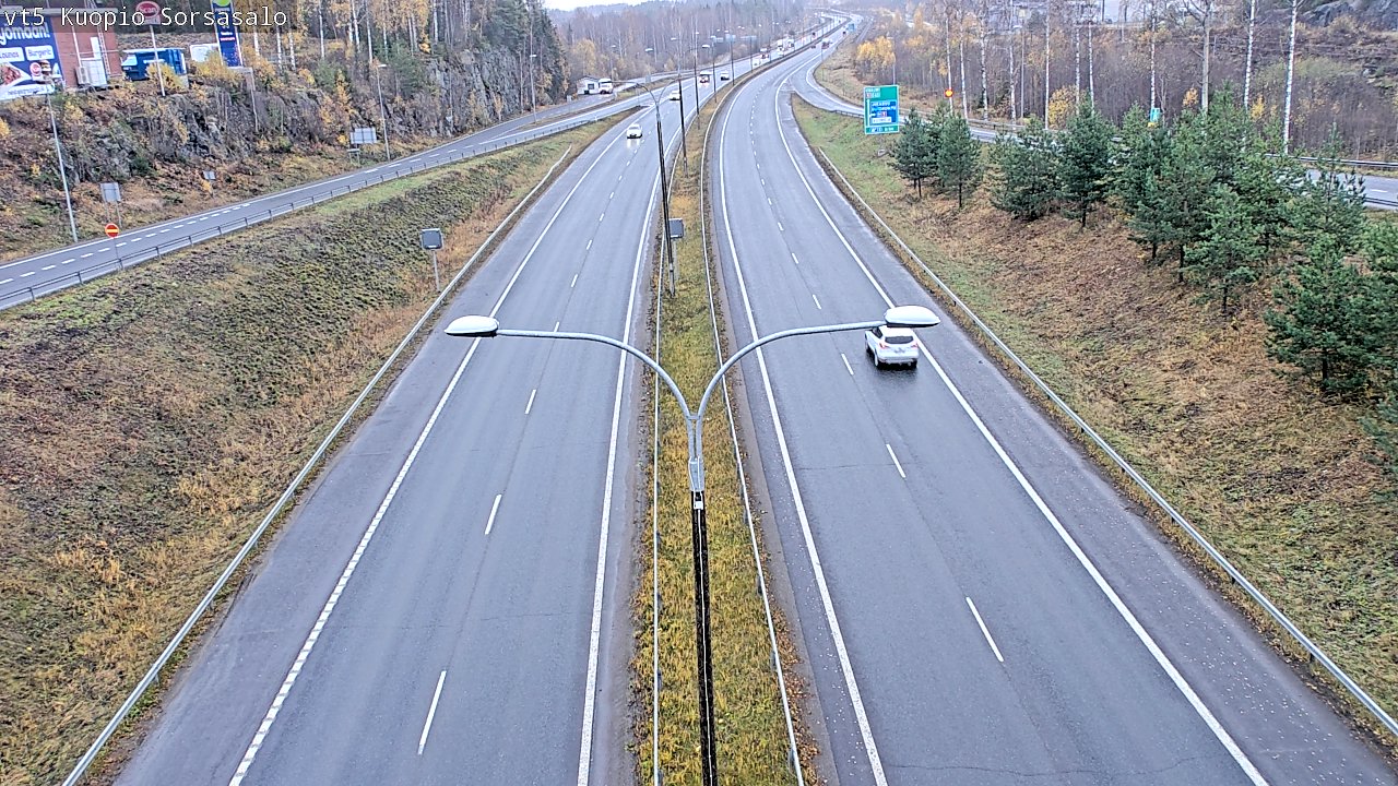 Kelikamerat Kuva Tie 5 Kuopio, Sorsasalo, Kuopio, Pohjois-Savo