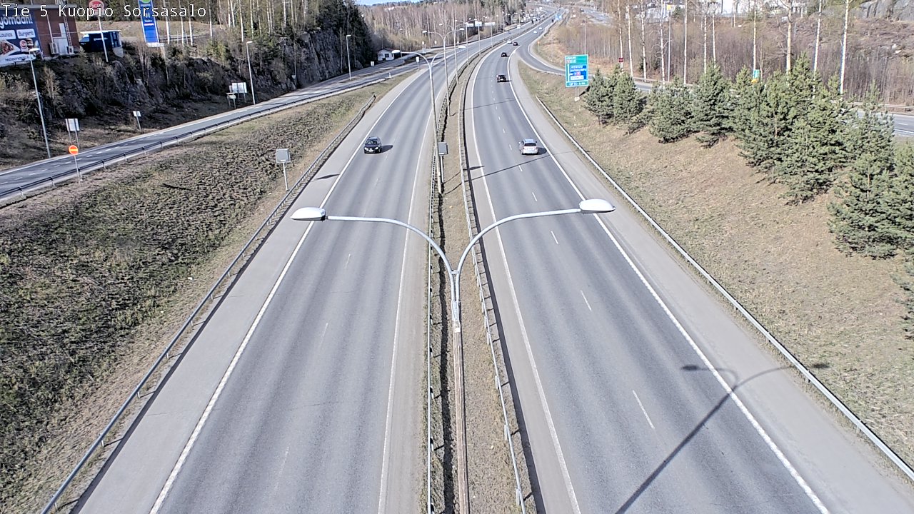Kelikamerat Kuva Tie 5 Kuopio, Sorsasalo, Kuopio, Pohjois-Savo