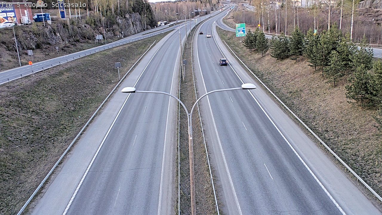 Kelikamerat Kuva Tie 5 Kuopio, Sorsasalo, Kuopio, Pohjois-Savo