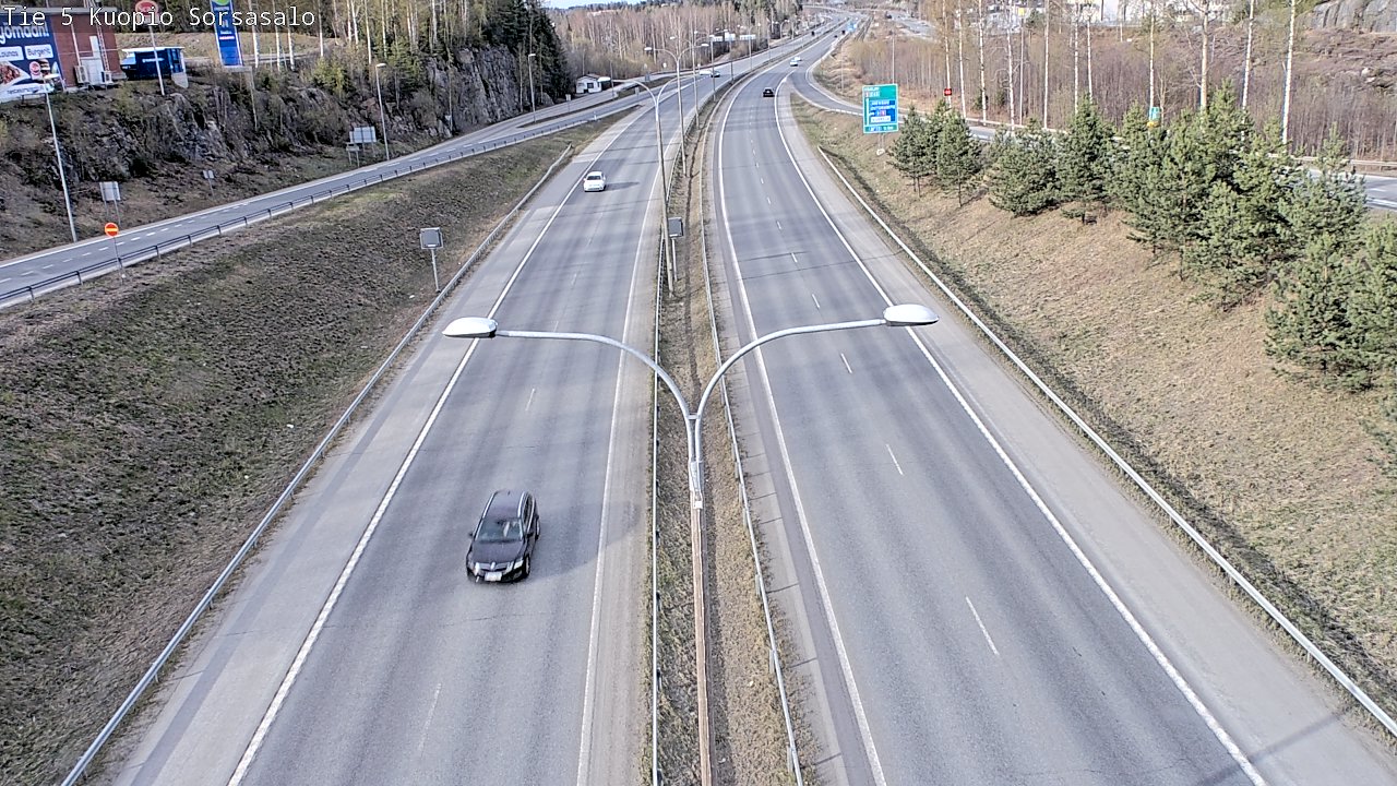 Kelikamerat Kuva Tie 5 Kuopio, Sorsasalo, Kuopio, Pohjois-Savo