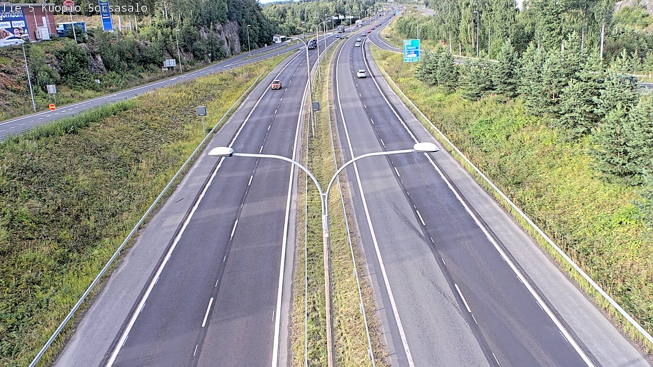 Kelikamerat Kuva Tie 5 Kuopio, Sorsasalo, Kuopio, Pohjois-Savo