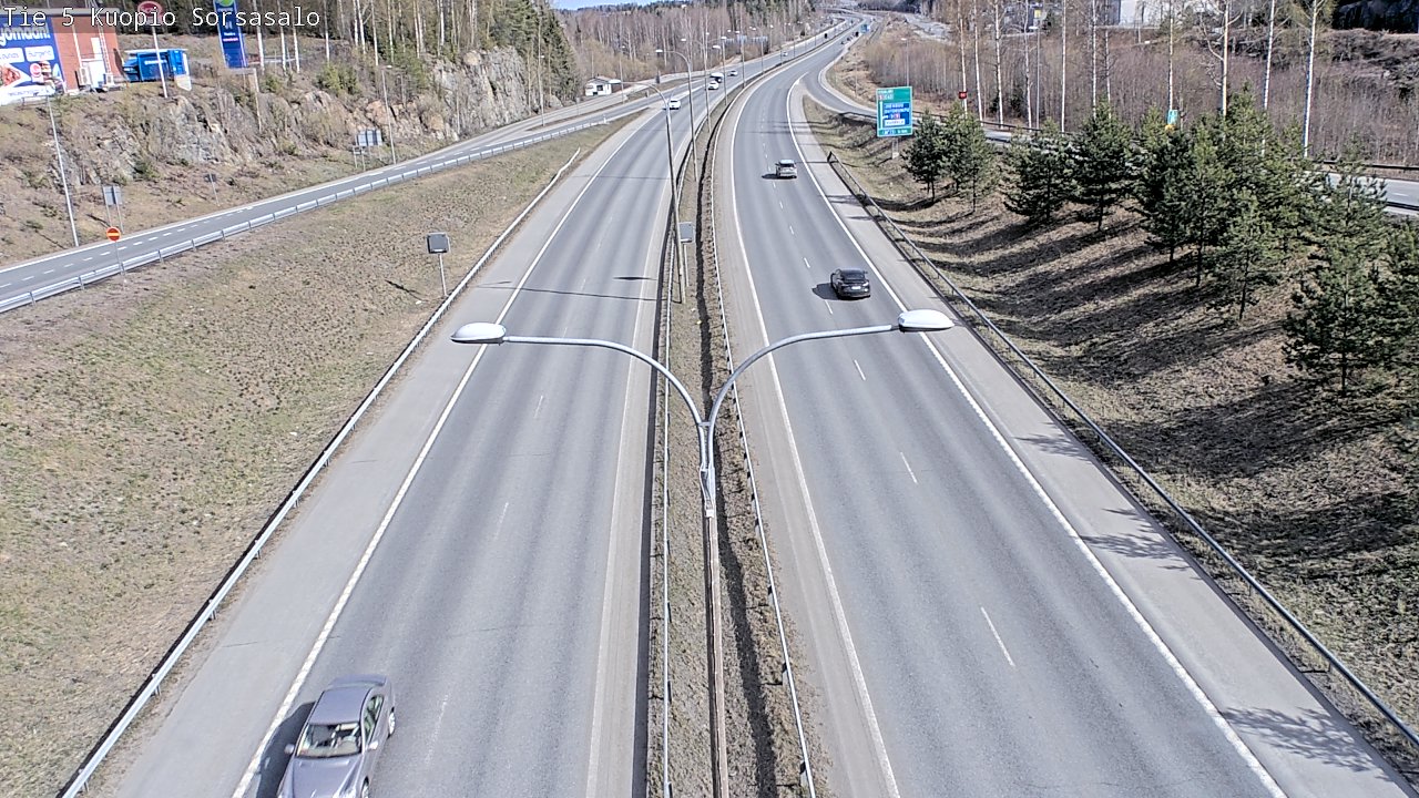 Kelikamerat Kuva Tie 5 Kuopio, Sorsasalo, Kuopio, Pohjois-Savo