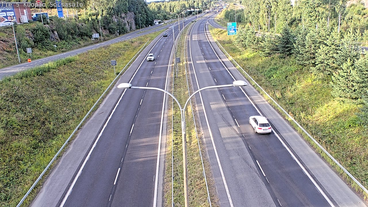 Kelikamerat Kuva Tie 5 Kuopio, Sorsasalo, Kuopio, Pohjois-Savo