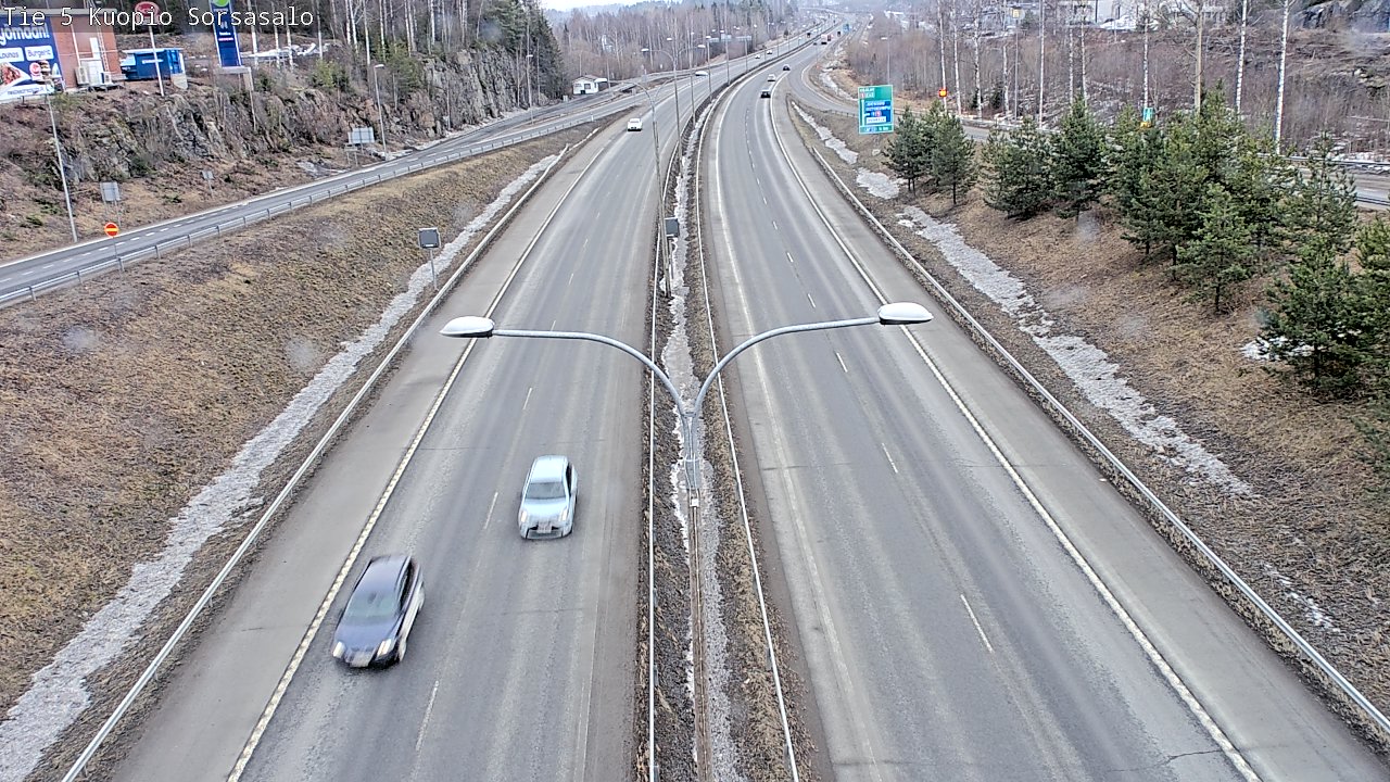 Kelikamerat Kuva Tie 5 Kuopio, Sorsasalo, Kuopio, Pohjois-Savo