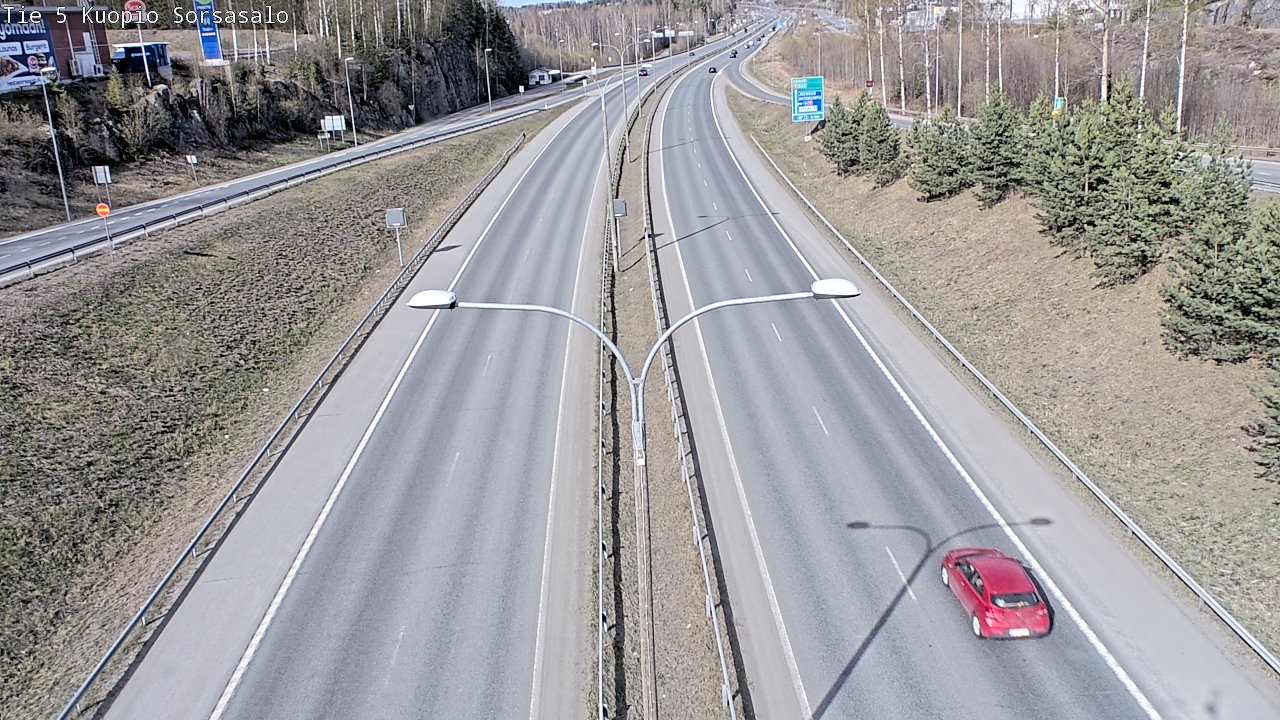 Kelikamerat Kuva Tie 5 Kuopio, Sorsasalo, Kuopio, Pohjois-Savo