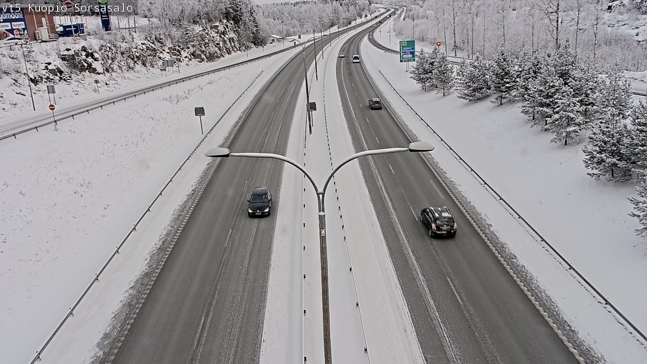 Weather Camera Image Road 5 Kuopio, Sorsasalo, Kuopio, Pohjois-Savo
