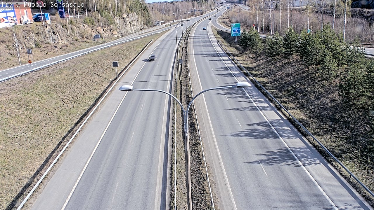 Kelikamerat Kuva Tie 5 Kuopio, Sorsasalo, Kuopio, Pohjois-Savo