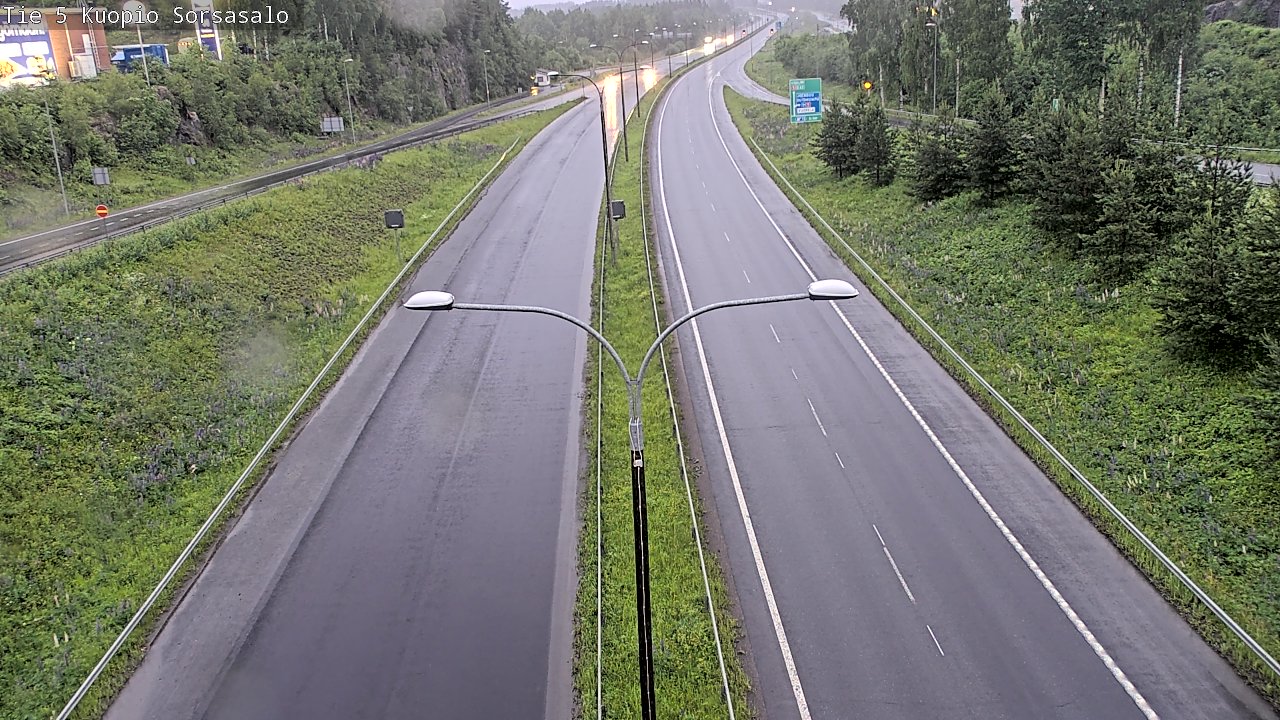 Kelikamerat Kuva Tie 5 Kuopio, Sorsasalo, Kuopio, Pohjois-Savo