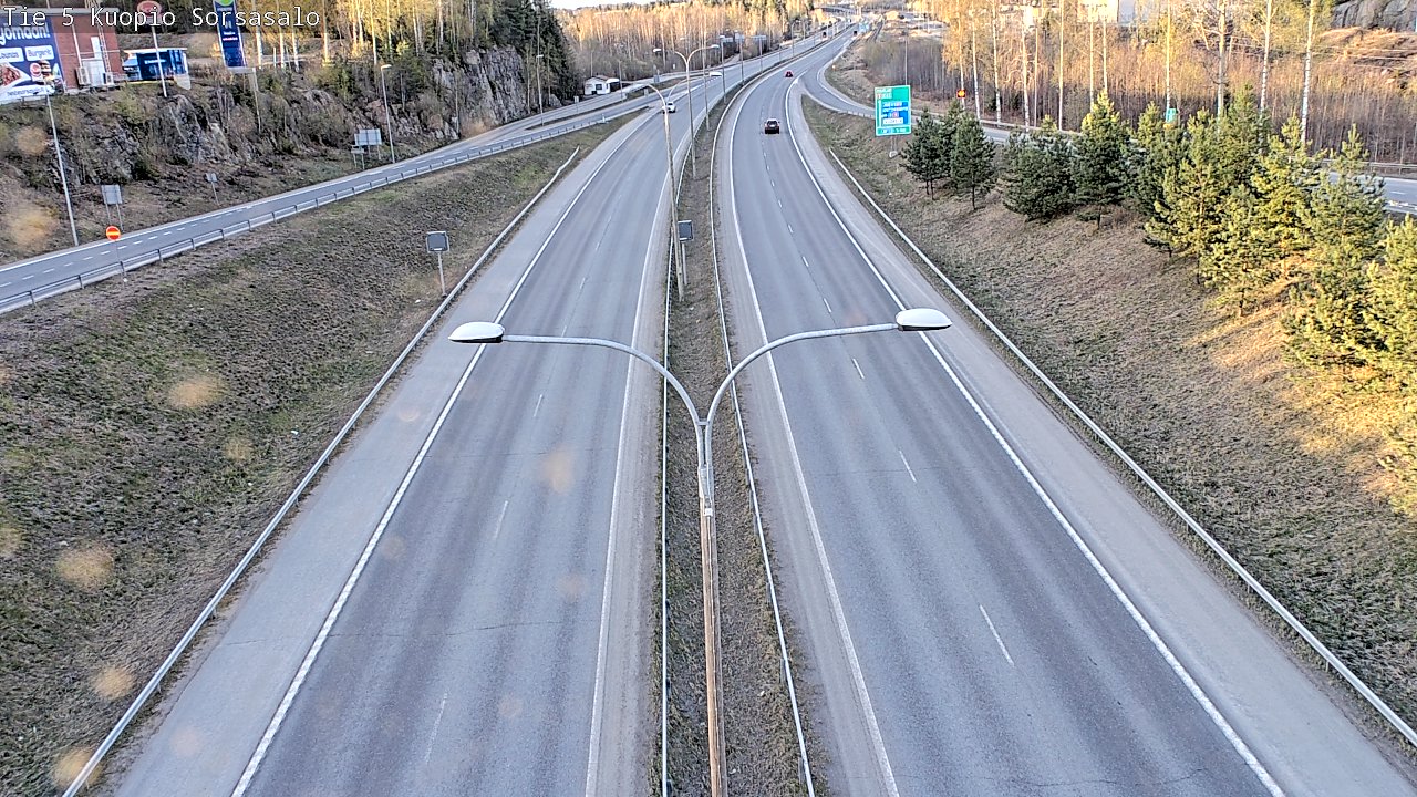 Kelikamerat Kuva Tie 5 Kuopio, Sorsasalo, Kuopio, Pohjois-Savo