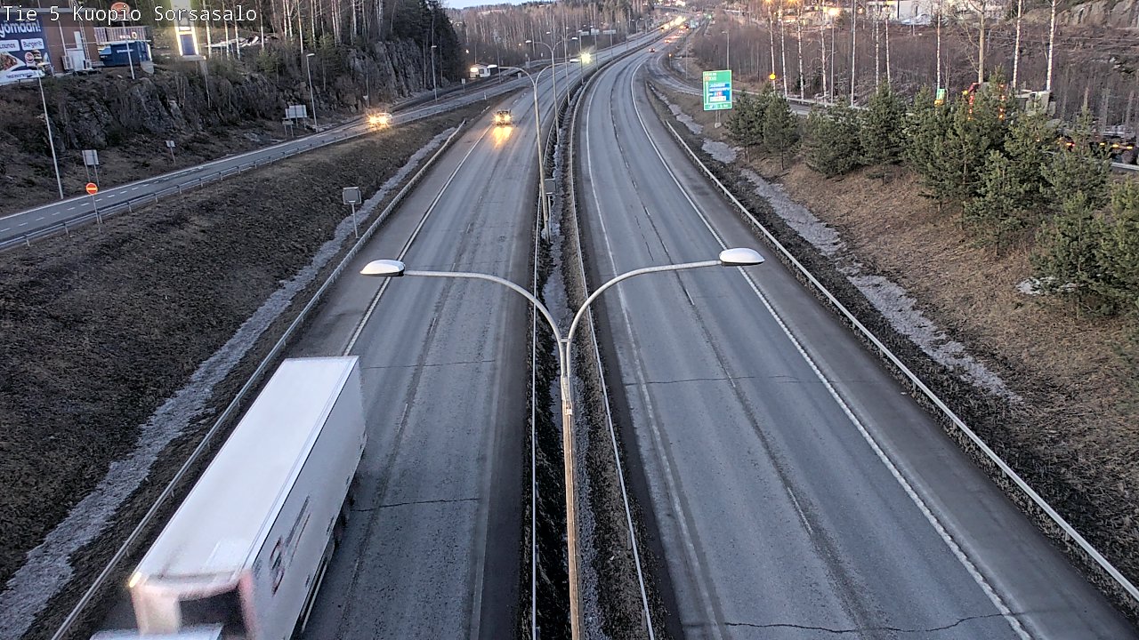 Kelikamerat Kuva Tie 5 Kuopio, Sorsasalo, Kuopio, Pohjois-Savo