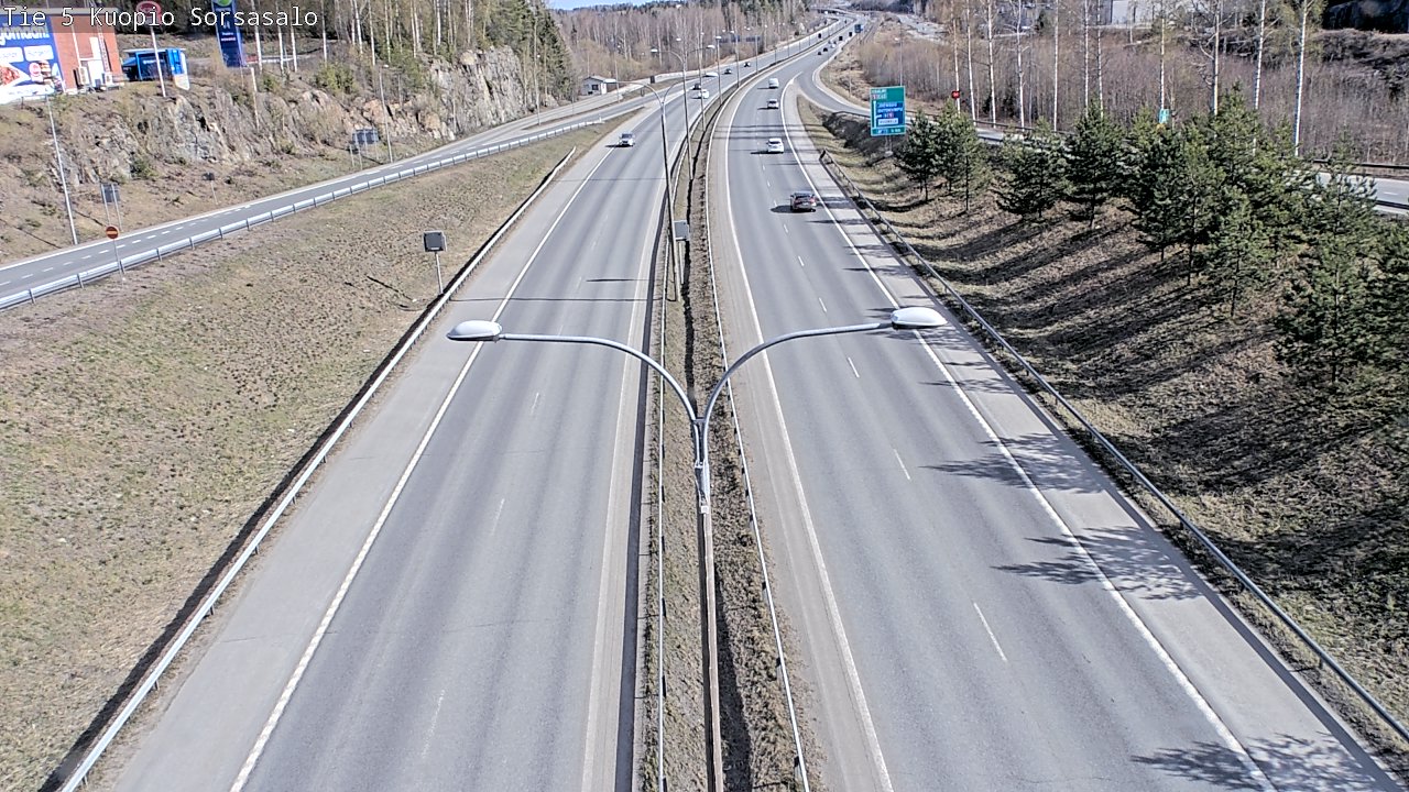 Kelikamerat Kuva Tie 5 Kuopio, Sorsasalo, Kuopio, Pohjois-Savo