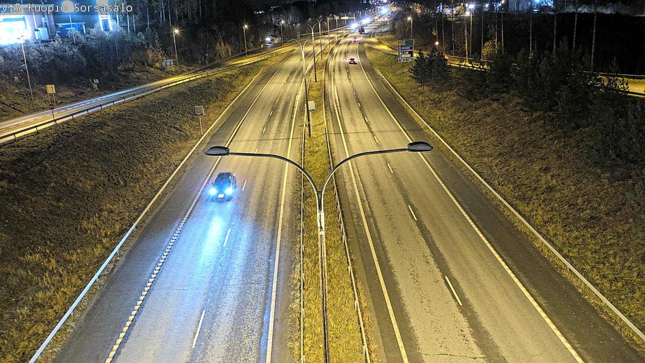 Kelikamerat Kuva Tie 5 Kuopio, Sorsasalo, Kuopio, Pohjois-Savo